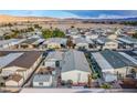 Aerial view of manufactured home community near mountains at 3209 Tularosa Ln, Las Vegas, NV 89122