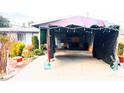 Covered carport area with additional storage space at 4130 Balboa Ave, Las Vegas, NV 89121