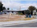 Single story home with a fenced yard and street view at 4130 Balboa Ave, Las Vegas, NV 89121