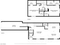Second floor floorplan featuring bedrooms, bathrooms, laundry, and walk-in closets at 9323 Leaping Deer Pl # 102, Las Vegas, NV 89178