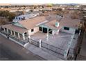 Aerial view showcasing the house, yard, and surrounding area at 3759 Glen Ave, Las Vegas, NV 89121