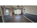 Bright dining area with tile flooring and view to the front yard at 612 Essex East Dr, Las Vegas, NV 89107