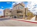 Modern townhome with private balcony and landscaping at 671 Sentinel Spire St, Las Vegas, NV 89138