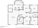 Upper floor plan, showing primary bedroom and other bedrooms at 9123 Claretta Dr, Las Vegas, NV 89129