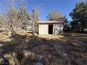 Detached storage shed in backyard at 3941 Dennis St, Pahrump, NV 89060