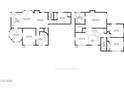 Detailed floorplan showcasing the layout of the first and second floors of the home at 908 Primrose Ln, Henderson, NV 89011