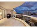 Luxurious condo balcony with city views and seating area at 2857 Paradise Rd # 1901, Las Vegas, NV 89109