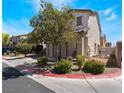 Two-story house with attached garage and landscaping at 4204 Becket Ct, Las Vegas, NV 89129