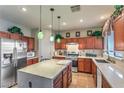 Spacious kitchen featuring granite countertops and ample cabinetry at 2671 Colina Bella Ct, Las Vegas, NV 89142