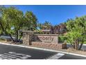 Community entrance sign with landscaping at 8316 Broad Peak Dr, Las Vegas, NV 89131