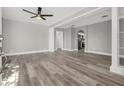 Spacious living room with hardwood floors and an open floor plan at 209 N 21St St, Las Vegas, NV 89101