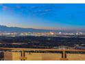 Panoramic view of the Las Vegas skyline at night, showcasing the city's vibrant lights at 506 Overlook Rim Dr, Henderson, NV 89012