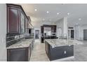 Spacious kitchen with a large island, stainless steel appliances, and modern cabinetry at 2540 Youngdale Dr, Las Vegas, NV 89134