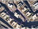 Aerial view showcasing the property's lot lines and surrounding neighborhood at 1469 Dragon Stone Pl, Henderson, NV 89012