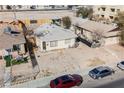 Aerial view of a house and surrounding neighborhood, ideal for investors at 203 N 13Th St, Las Vegas, NV 89101