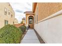 Sidewalk leading to the front entrance of the home at 825 Great Sky Ct, North Las Vegas, NV 89084