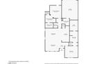 Detailed floor plan of the home, highlighting the layout of rooms and dimensions at 723 Orange Plume Walk # 0, Henderson, NV 89011