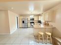 Kitchen with stainless steel appliances and an island at 1009 Winwood St, Las Vegas, NV 89108