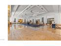 Elegant hotel lobby with high ceilings, chandeliers, and marble floors at 2000 N Fashion Show Dr # 3709, Las Vegas, NV 89109