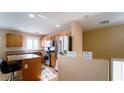 Modern kitchen with stainless steel appliances and granite countertops at 1300 Sand Castle Ave, Las Vegas, NV 89183