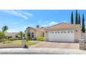 Single story house with a large backyard and a two-car garage at 9101 Dolphin Cove Ct, Las Vegas, NV 89117