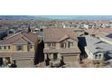 An aerial view showcasing the home's location within a large community at 3498 Monte Cervino Ave, Henderson, NV 89044