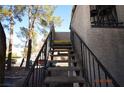 Exterior stairwell leading to a condo entrance at 3561 Arville St # 801B, Las Vegas, NV 89103