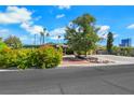 Brick paved walkway leading to a charming single story home at 1808 Birch St, Las Vegas, NV 89102