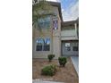 Multi-Gathering building exterior showing unit number and private balcony at 8000 W Badura Ave # 2021, Las Vegas, NV 89113