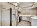 Stylish kitchen with stainless steel appliances, modern cabinets, and ample counter space at 11890 Tevare Ln # 1097, Las Vegas, NV 89138
