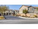 Exterior view of a gated community entrance with Autumn Winds signage at 5392 Blustery Towns Ave, Las Vegas, NV 89118
