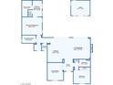 Detailed floor plan showcasing the layout of the house at 6801 Steel Mist St, Las Vegas, NV 89148