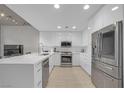 Sleek kitchen featuring stainless steel appliances and ample white cabinetry at 353 E Bonneville Ave # 752, Las Vegas, NV 89101