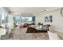 Bright living room with great city views at 4525 Dean Martin Dr # 2800, Las Vegas, NV 89103