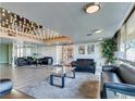 A spacious lobby area with comfortable seating, stylish lighting, and elegant decor at 205 E Harmon Ave # 704, Las Vegas, NV 89169