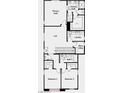 Upstairs floor plan featuring primary suite with bath, loft, two bedrooms and bath, and laundry at 637 N Water St, Henderson, NV 89015