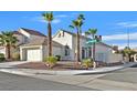 Corner lot home with desert landscaping, a two-car garage, and a lovely design in a sunny neighborhood at 6652 Goldencreek Way, Las Vegas, NV 89108