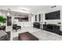 Spacious living room features modern decor, sleek furniture, and an open floor plan at 8255 Las Vegas Blvd # 1908, Las Vegas, NV 89123