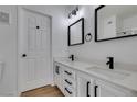 Bathroom boasts double sinks and stylish fixtures at 1800 N Jones Blvd, Las Vegas, NV 89108