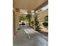 Charming covered patio with a pergola, neutral colors, and views of manicured landscaping at 1742 Franklin Chase Ter, Henderson, NV 89012