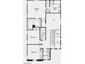 Second floor plan featuring the primary suite, two bedrooms, laundry, and open loft space at 89 Tardando Ave, Henderson, NV 89015