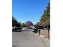 Community view with covered parking and The Sphere entertainment venue at 595 S Royal Crest Cir # 20, Las Vegas, NV 89169