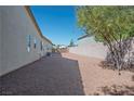 Large backyard with desert landscaping and privacy at , Las Vegas, NV 89131