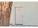 A close up view of the Unit 101 entrance at 1201 Sulphur Springs Ln # 101, Las Vegas, NV 89128
