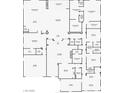 Detailed floor plan of the home, illustrating the layout of rooms, including bedrooms, bathrooms, and living spaces at 1 Grand Masters Dr, Las Vegas, NV 89141