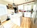 Bright kitchen featuring an island, stainless steel appliances, and lots of natural light at 1908 Linden Ave, Las Vegas, NV 89101