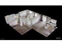 Spacious floor plan showcasing multiple rooms, including bedrooms, bathrooms, kitchen, and living areas at 1405 Vegas Valley Dr # 306, Las Vegas, NV 89169