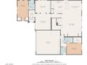 Detailed floor plan of the home showcasing the layout of the first floor at 336 S Milan St, Henderson, NV 89015