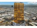 The golden Trump Tower offers views of the vibrant Las Vegas cityscape from every vantage point at 2000 N Fashion Show Dr # 2021, Las Vegas, NV 89109