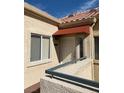 This property features a welcoming front door, porch and covered entryway at 270 E Flamingo Rd # 433, Las Vegas, NV 89169